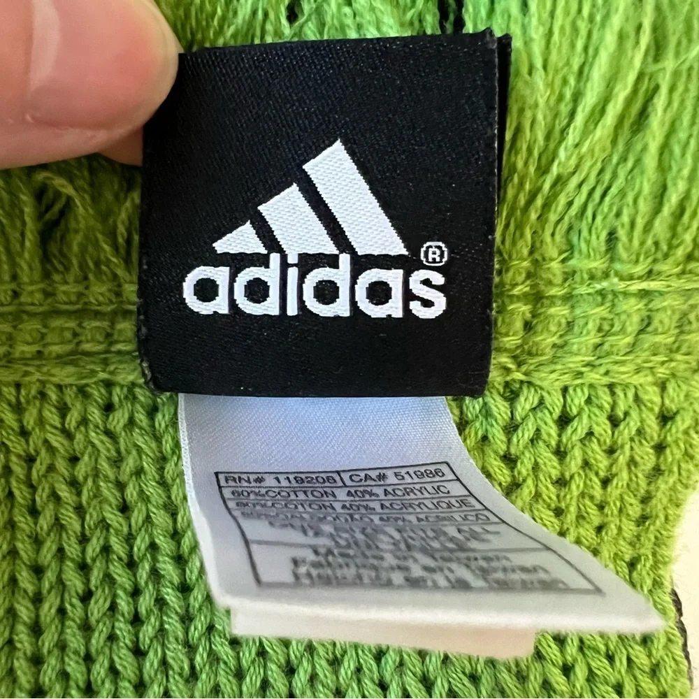 Adidas Seattle Sounders FC Long Knit Scarf Grey Green O/S